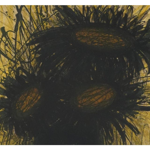 Bernard Buffet, Sunflowers, 1966, Lithograph For Sale - Image 4 of 8