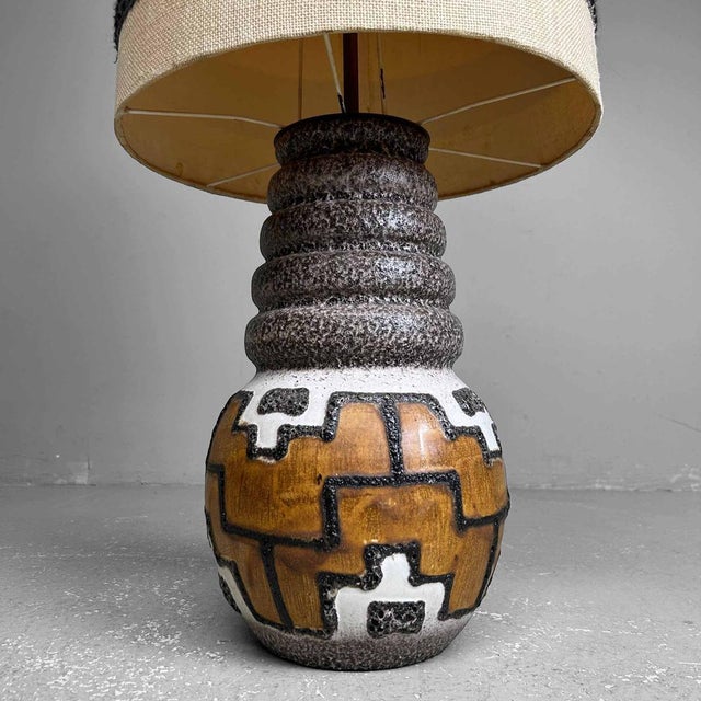 Ceramic Vintage Ceramic Mood Floor Lamp, West Germany, 1970s For Sale - Image 7 of 17