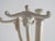 Rococo Vintage White Iron Coat Rack, 1920 For Sale - Image 3 of 8