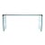 Mid-Century Modern Brass and Glass Console by Leon Rosen for Pace Collection For Sale