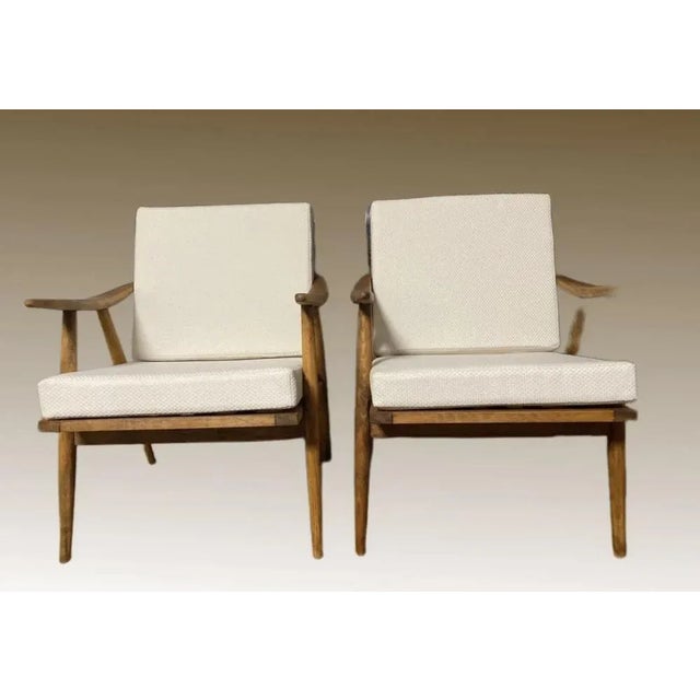 Set of Wooden Armchairs by Jaroslav Smidek for TON, 1960s For Sale - Image 6 of 8