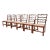 Baker Furniture Style Georgian Carved Mahogany Dining Chairs, Set of Six For Sale