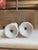 White Vintage Figural Porcelain Salt & Pepper Shakers — Victorian-Style Couple For Sale - Image 8 of 8