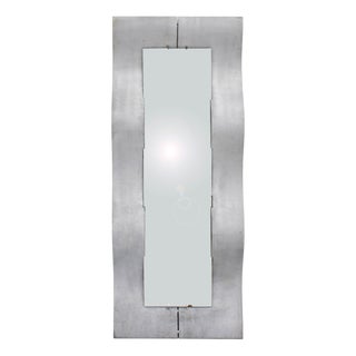 Mirror with Aluminium Frame by Lorenzo, 1975 For Sale