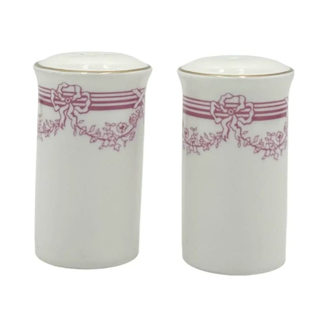 Vintage Hotel Ritz London Porcelain Royal Doulton Salt & Pepper Shakers- A Pair For Sale In Washington DC - Image 6 of 12