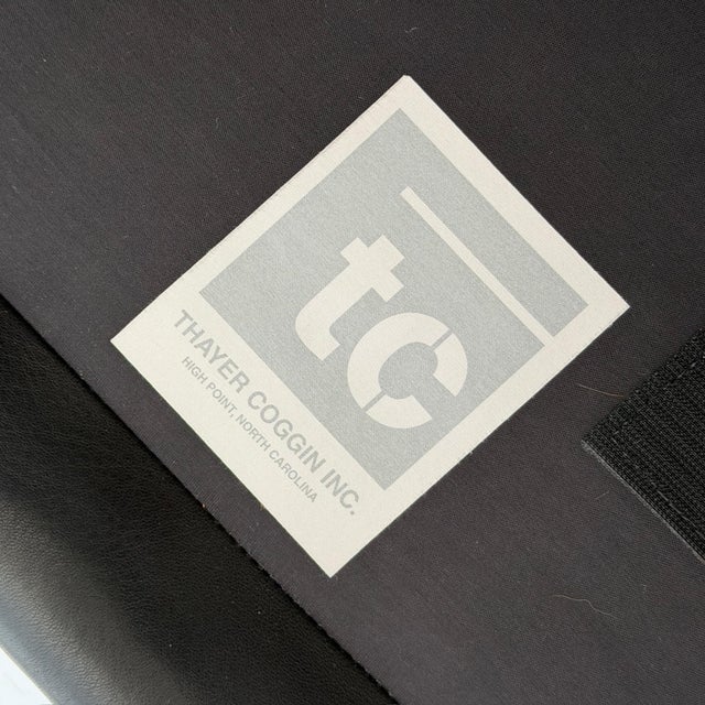 2000 - 2009 No. 989 T-Back Cube Lounge Chair by Milo Baughman for Thayer Coggin For Sale - Image 5 of 5