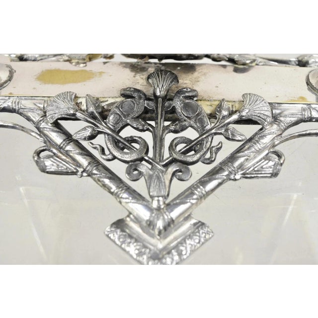 Meriden Silver Plate Co. Antique Meriden Co Victorian Silver Plated Round Dome Covered Butler Butter Dish For Sale - Image 4 of 17