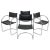 Chrome and Leather Tubular Chairs, Czechoslovakia, 1970s, Set of 4 For Sale - Image 9 of 9