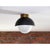 Our Montreux Flush Mount has a beautiful, minimalistic silhouette with its metal shade and large, the milk glass globe...