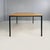 Italian Modern Dining Table or Desk in Wood and Black Metal, 1980s For Sale - Image 3 of 18