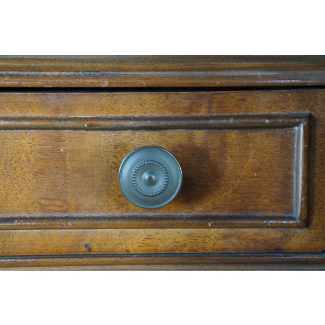 Antique William & Mary Style Walnut Dressing Table Dresser Vanity Mirror For Sale - Image 12 of 18