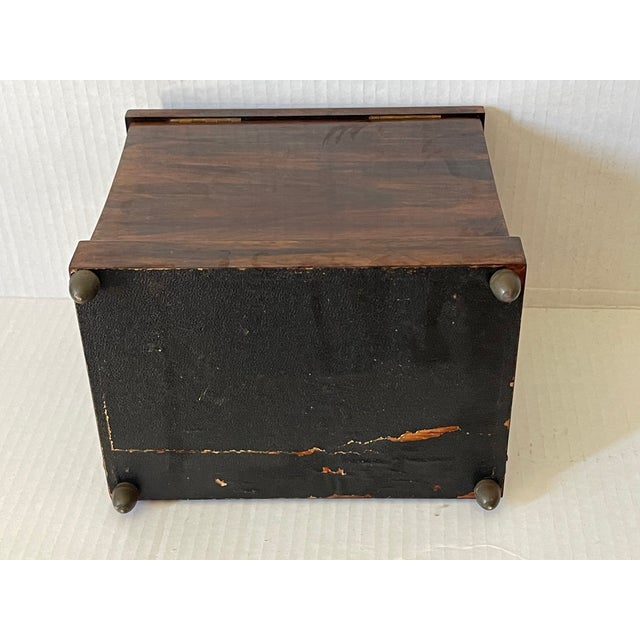 Wood Early 1900s Antique Chinese Chinoiserie Qing Dynasty Treasure Box For Sale - Image 7 of 7