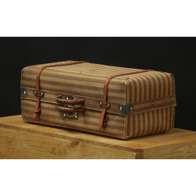 Striped Dolls Suitcase, 1890s For Sale - Image 6 of 8