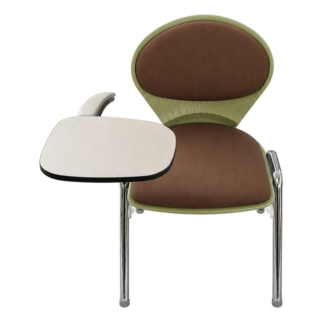 Chair with Writing Tablet, 1980s For Sale