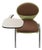 Chair with Writing Tablet, 1980s For Sale