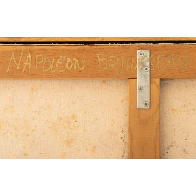 Napoleon Brousseau "Mais Fantome Sans Cible" Oil For Sale - Image 9 of 9