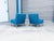 Pair of Mid-Century Chrome Slipper Lounge Chairs Styled After Knoll, 1960s For Sale In Los Angeles - Image 6 of 14