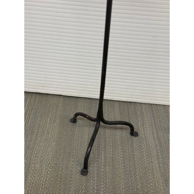 Traditional Black Iron Tripod Candlesticks, Pair For Sale - Image 3 of 12