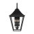 Sean Lavin by Visual Comfort Studio Galena 4-Light Outdoor Large Lantern Sconce in Textured Black For Sale In Greenville, SC - Image 6 of 6