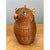 Late 20th Century Vintage Shanghai Weave Rattan Owl Basket For Sale - Image 5 of 12