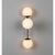 Armstrong triple wall sconce by schwung dimensions: w 15 x d 33.1 x h 63.7 cm materials: brass, opal glass weight: 5.8 kg...