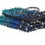 Blue Ombre Beaded Micro Clutch On Chain For Sale In New York - Image 6 of 9