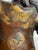19th Century Japanese Meiji Gilt Bronze Oni With Lotus For Sale - Image 9 of 12
