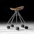 Gold Jamaica Stool by Pepe Cortes for BD Barcelona For Sale - Image 8 of 9