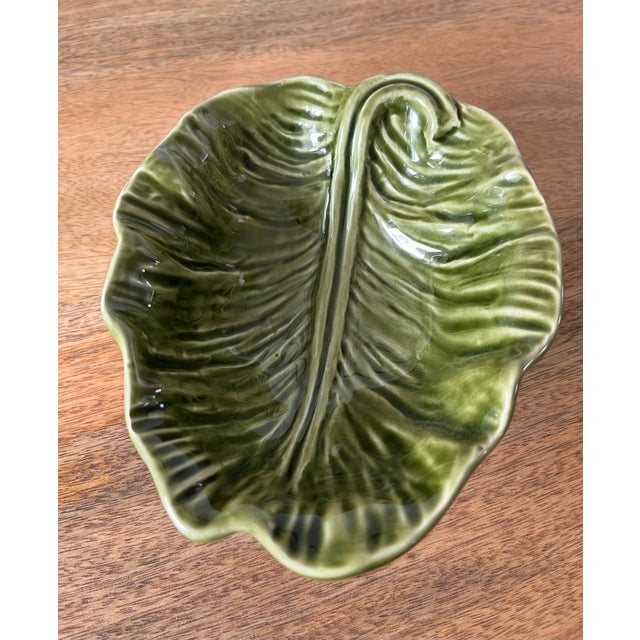 This petite Portuguese piece in a most gorgeous green would make a lovely addition to your bath or bedroom.