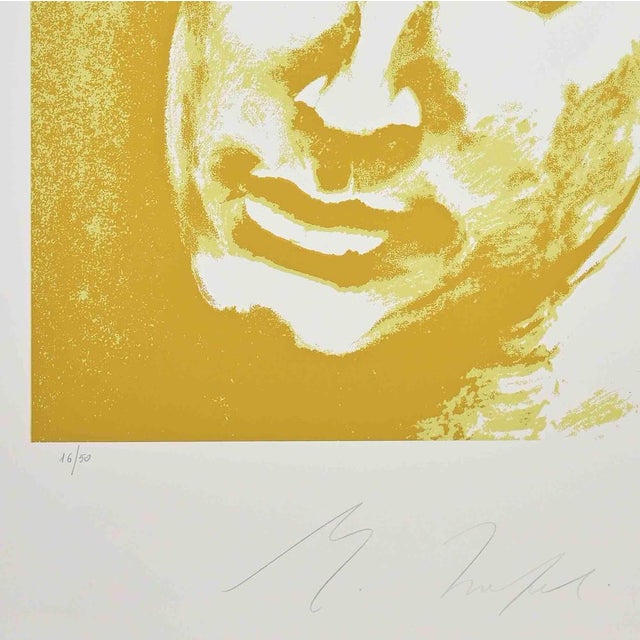 Portraits is a Lithograph realized by Mino Trafeli in 1980s. Edition 16/50. Hand signed. Good conditions. Mino Trafeli...