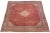 Beautiful Hand-knotted Mahal Wool rug with the red field has beige, green, and blue accents all over the geometric...