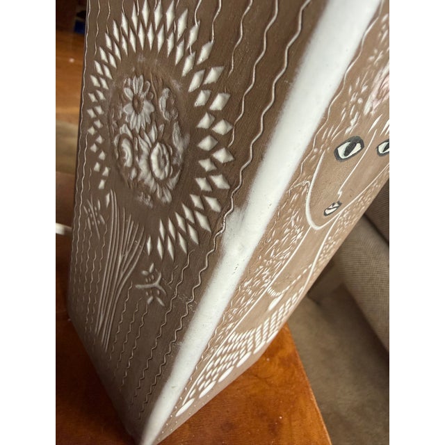 Ceramic Swedish Modern Beata Table Lamp in Ceramic from Upsala-Ekeby, 1950s For Sale - Image 7 of 9