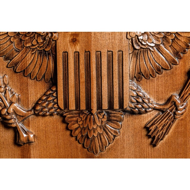 American Contemporary Ash Wood American Seal II For Sale - Image 3 of 6