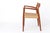 Mid-Century Danish Modern Model 57 Armchair in Teak with Papercord Seat by Niels Otto (N. O.) Møller for J. L. Møllers, 1960s For Sale - Image 4 of 11