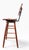 Mid-Century Modern Pair Mid Century Wood Slat Swivel Bar Height Stools by Arthur Umanoff For Sale - Image 3 of 12