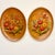 Mid-Century Arts & Crafts Rustic Boho Chic Fall Flora in Bas-Relief Decorative Wall Plates - A Pair. For Sale - Image 11 of 11