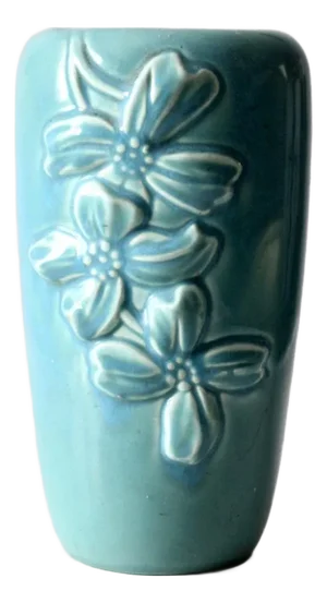 Mid Century Haeger Dogwood Pottery Vase