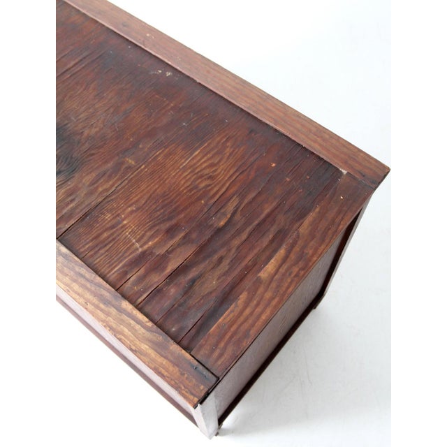 Vintage Industrial Wooden Crate For Sale - Image 11 of 12