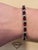 18 Carat Genuine Natural Garnet Tennis Bracelet 14 Karat White Gold For Sale - Image 12 of 18