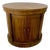Vintage MCM Drexel Francesca Oval Drum Storage Table Cabinet Mid Century Excellent Condition. For Sale