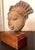 Wood Collection of Three Indian Sandstone Carved Heads of Deities For Sale - Image 7 of 18