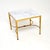 Vintage French Brass and Marble Coffee or Side Table, 1950 For Sale - Image 4 of 10