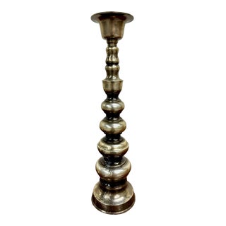 Vintage 15 Inch Candlestick Holder For Sale