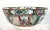 Chinese Vintage 10" Rose Medallion Hand Painted Chinese Export Decorative Serving Bowl For Sale - Image 3 of 9