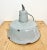 Industrial Grey Enamel Factory Lamp, 1960s For Sale - Image 9 of 13