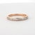 Contemporary 18k Gold Diamond Band Ring With 0.57ct Princess-Cut Diamonds For Sale - Image 3 of 18