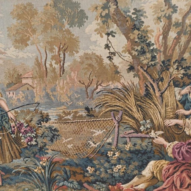 Fishing Tapestry by François Boucher For Sale - Image 6 of 9