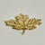 Mid-Century Boho Chic Hollywood Regency Brass Maple Leaf Sculptural Wall Object. For Sale - Image 4 of 8