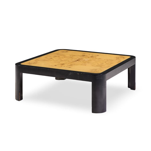 Vladimir Kagan Mid Century Burlwood Coffee Table For Sale In Chicago - Image 6 of 8
