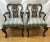 Chippendale Pair of Mahogany Century Armchair Chippendale Revival For Sale - Image 3 of 10